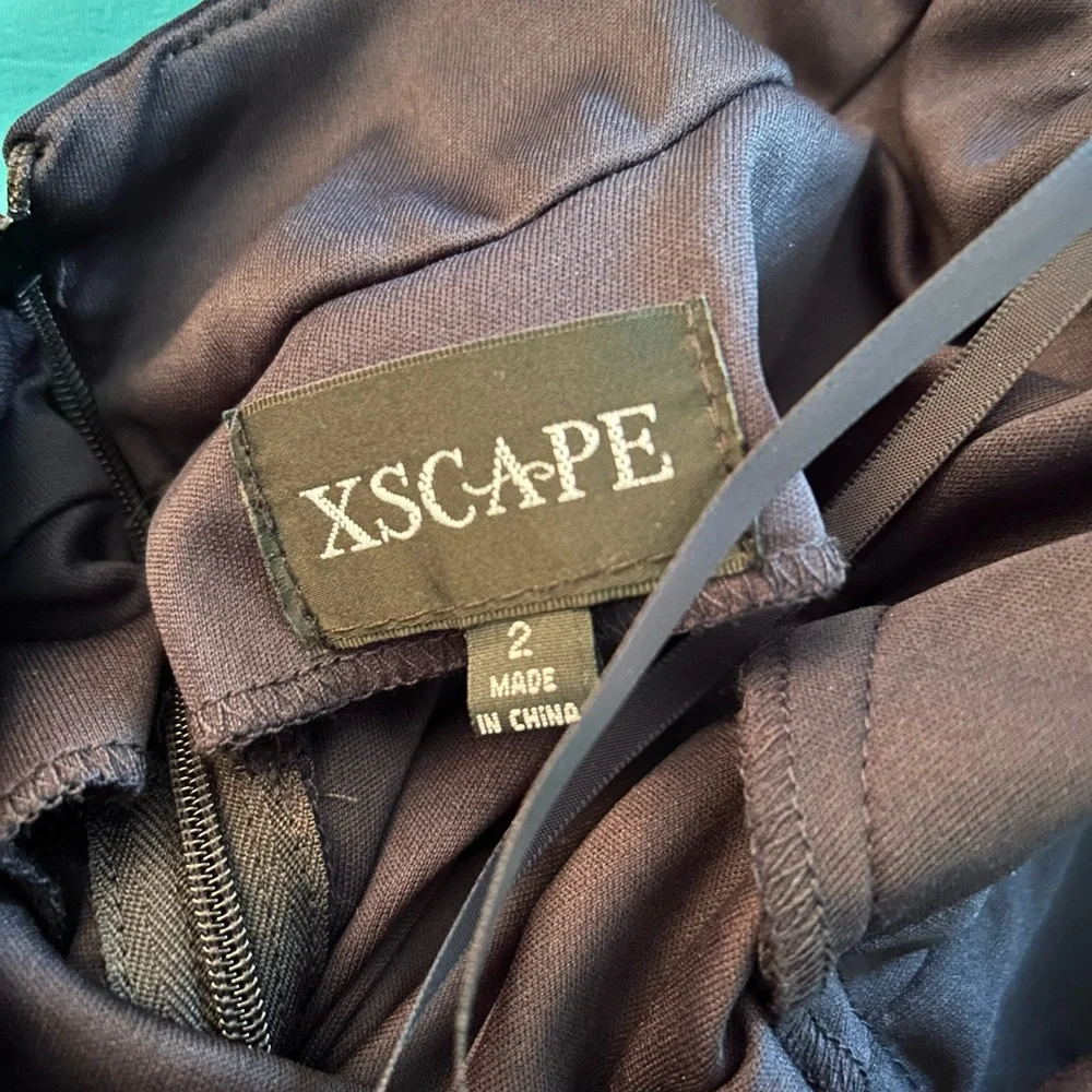 Xscape Navy Blue Prom Dress - Picture 6 of 6